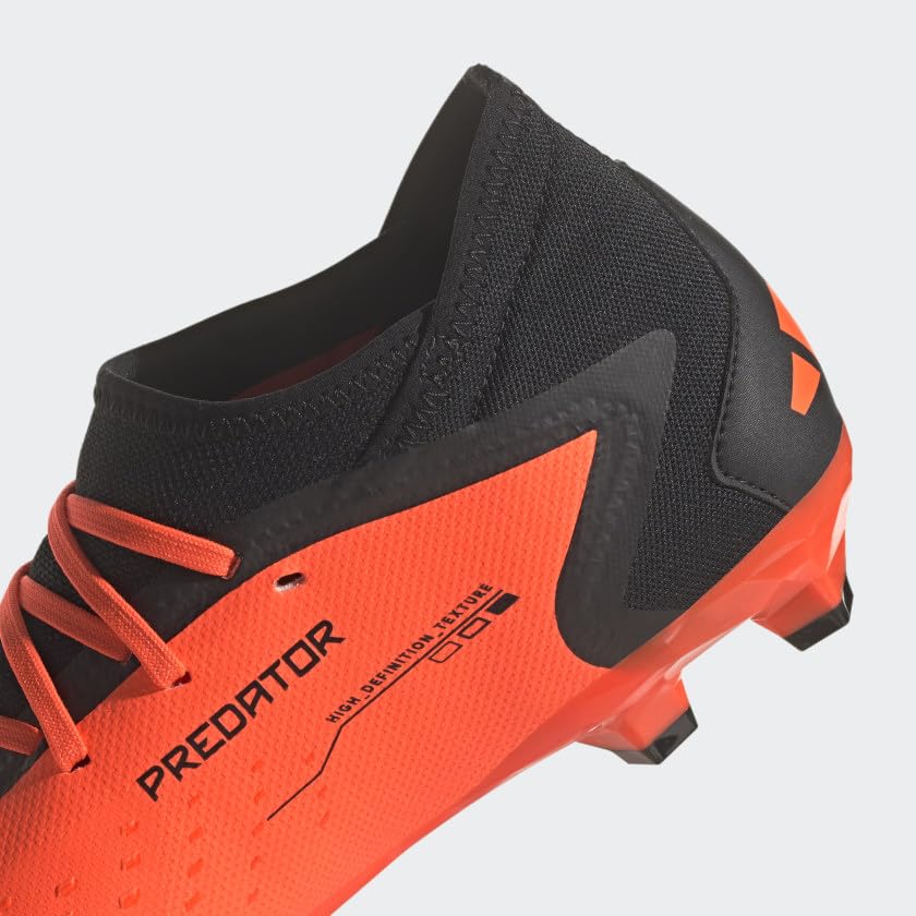 adidas Unisex Predator Accuracy.3 Firm Ground Soccer Cleats Shoe, Team Solar Orange/Black/Black, 7 US Men