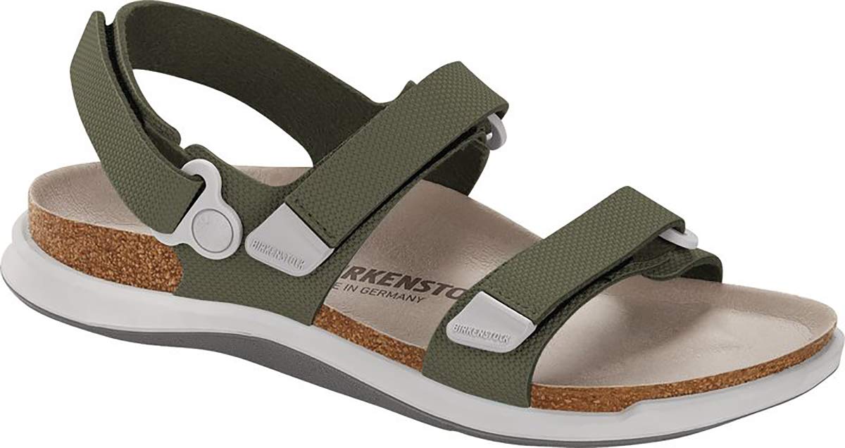 Birkenstock Womens Kalahari Khaki Birko-flor 41 N EU Women's 10-10.5 US