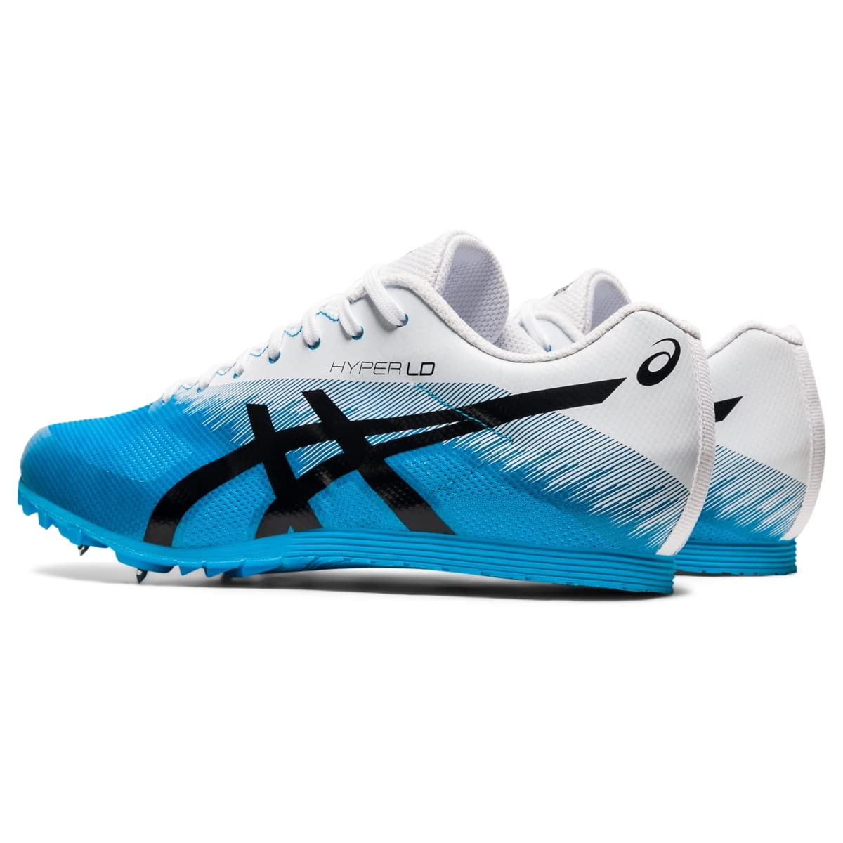 ASICS Unisex HYPER LD 6 Track & Field Shoes, 10.5, DIGITAL AQUA/BLACK