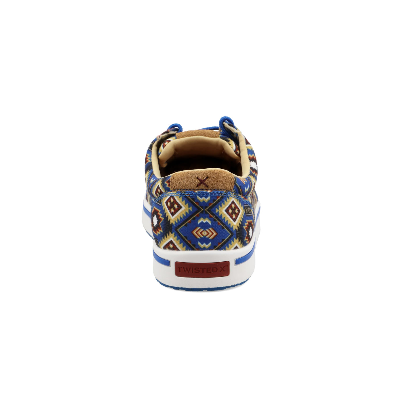 Twisted X Men's Kicks, Moc Toe, Blue Multi Aztec, 9.5 M