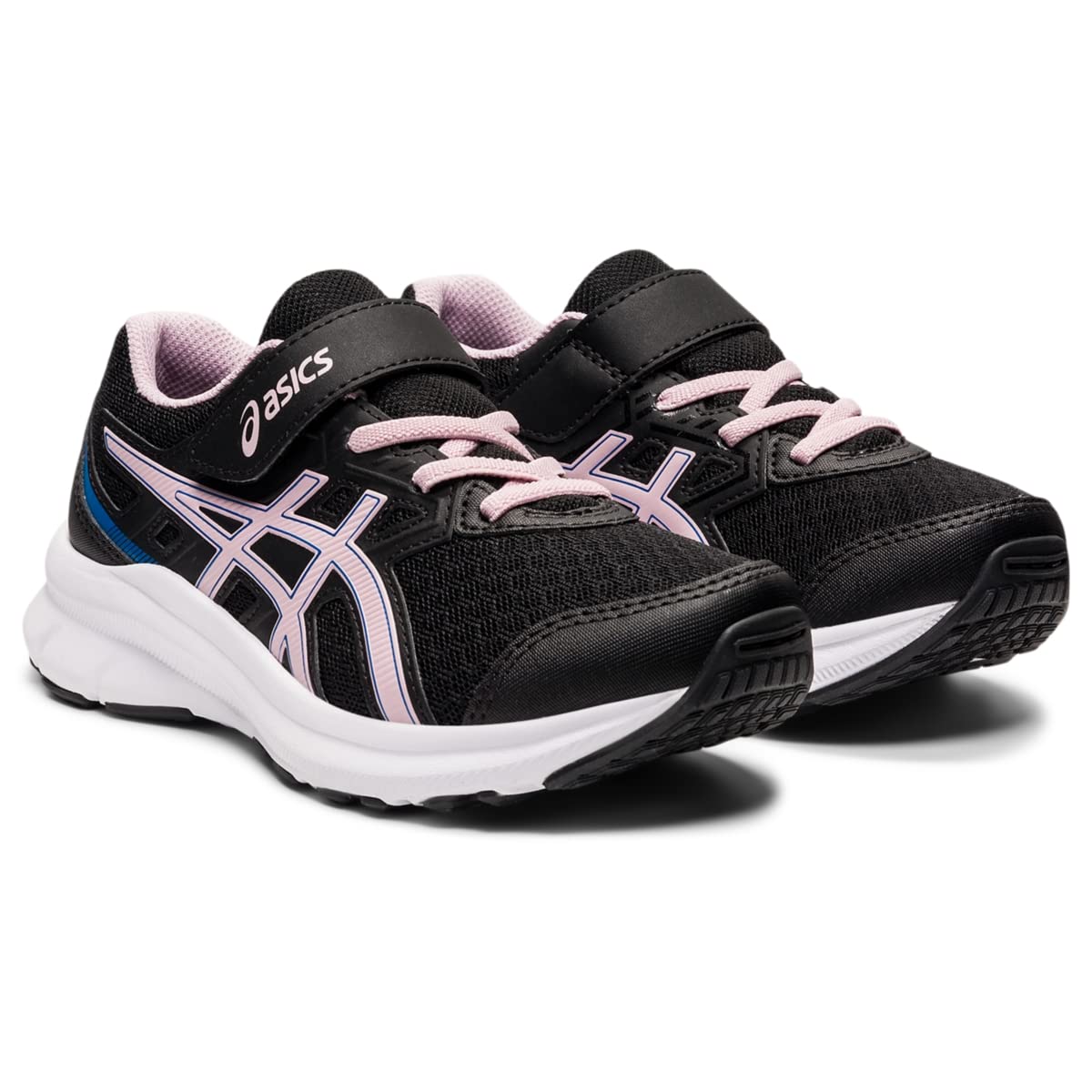 ASICS Kid's JOLT 3 Pre-School Running Shoe, K10, Black/Barely Rose