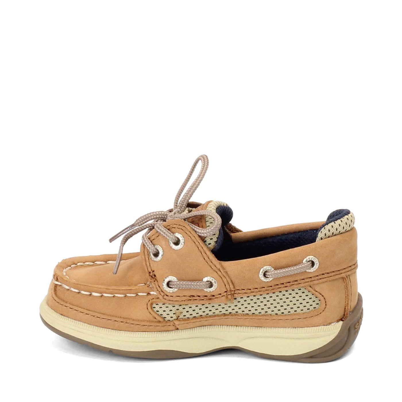 Sperry Lanyard A/C Boat Shoe, Dark Tan, 8.5 US Unisex Little Kid