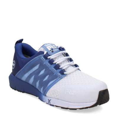 Timberland PRO Women's Radius Composite Safety Toe Athletic Industrial Work Shoe 6.5 Blue/Ice