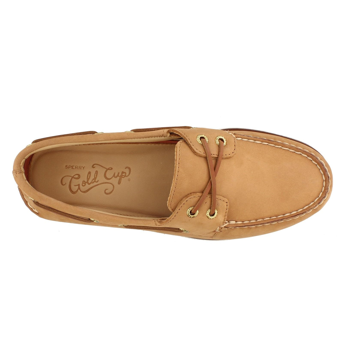 Sperry Top-Sider Gold Cup Authentic Original Cross Lace Boat Shoe Men Brown