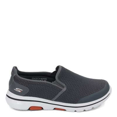 Skechers Men's Gowalk 5-Elastic Stretch Athletic Slip-on Casual Loafer Walking Shoe Sneaker, Charcoal, 10