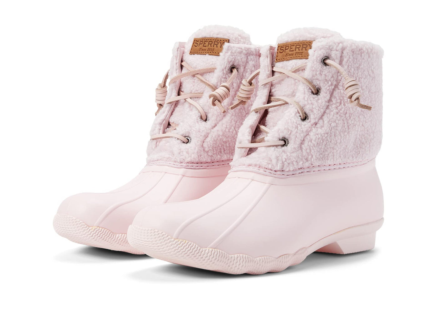 Sperry Saltwater Sherpa Pink 9 M (B)