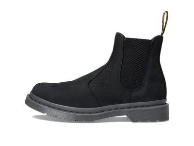 Dr. Martens Unisex Amphibians, Black Milled Nubuck Wp, 7 US Men