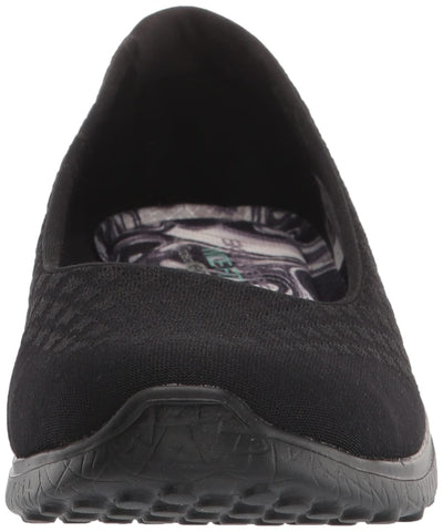 Skechers Women's Microburst One-up Sneaker 8 Black