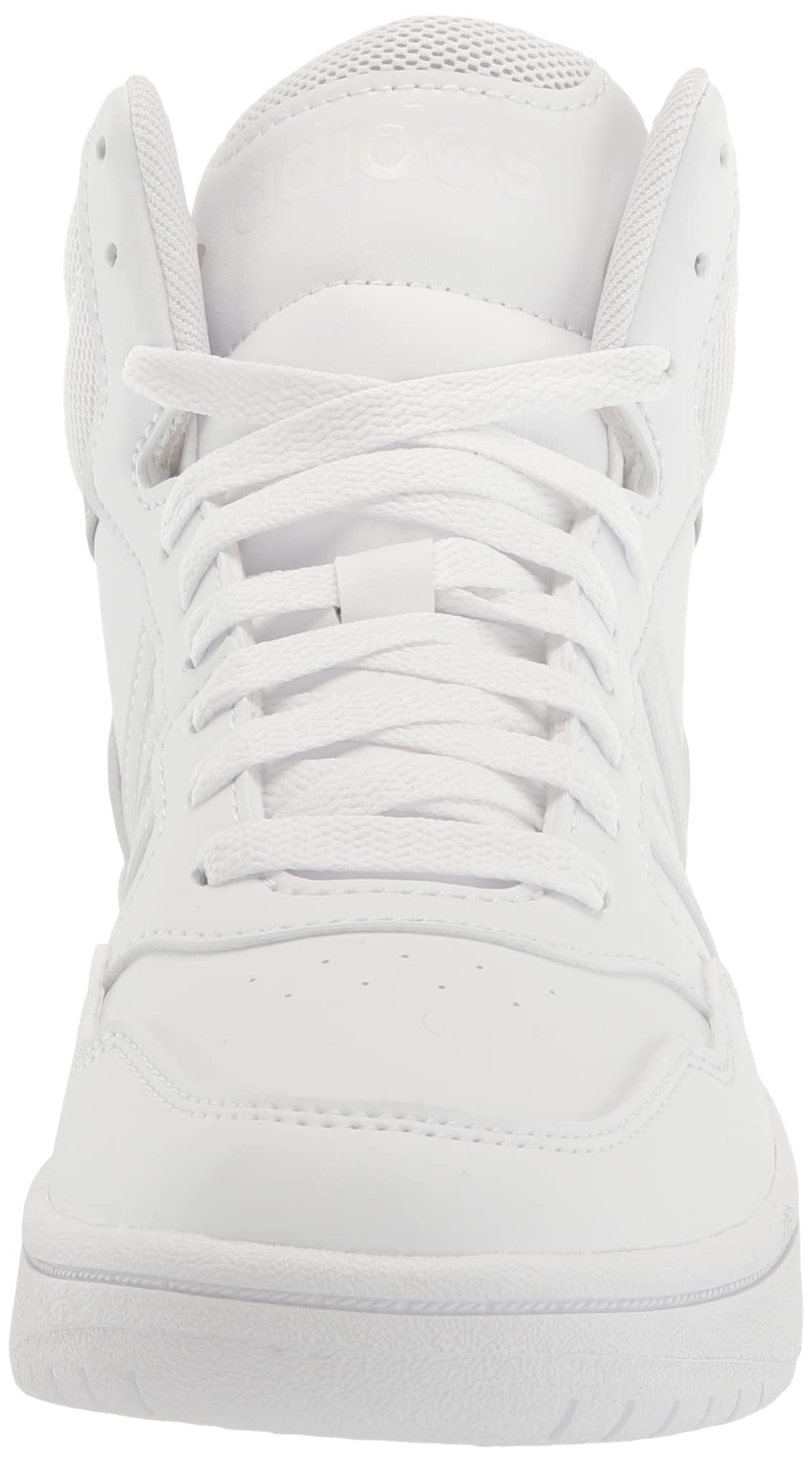 adidas Women's Hoops 3.0 Low Basketball Shoe 6 Big Kid White/White/Grey