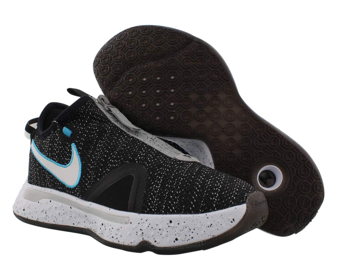 Nike Pg 4 Unisex Shoes Size 5, Color: Black/White/Wolf Grey