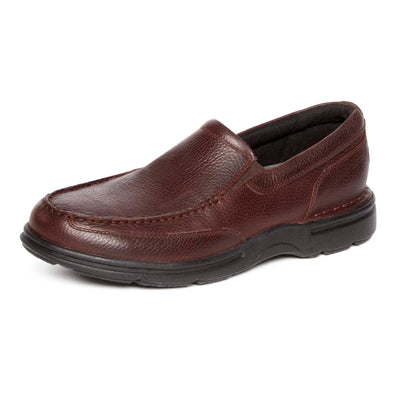 Rockport Men's Eureka Plus Slip On Oxford, dark brown, 10.5 M US