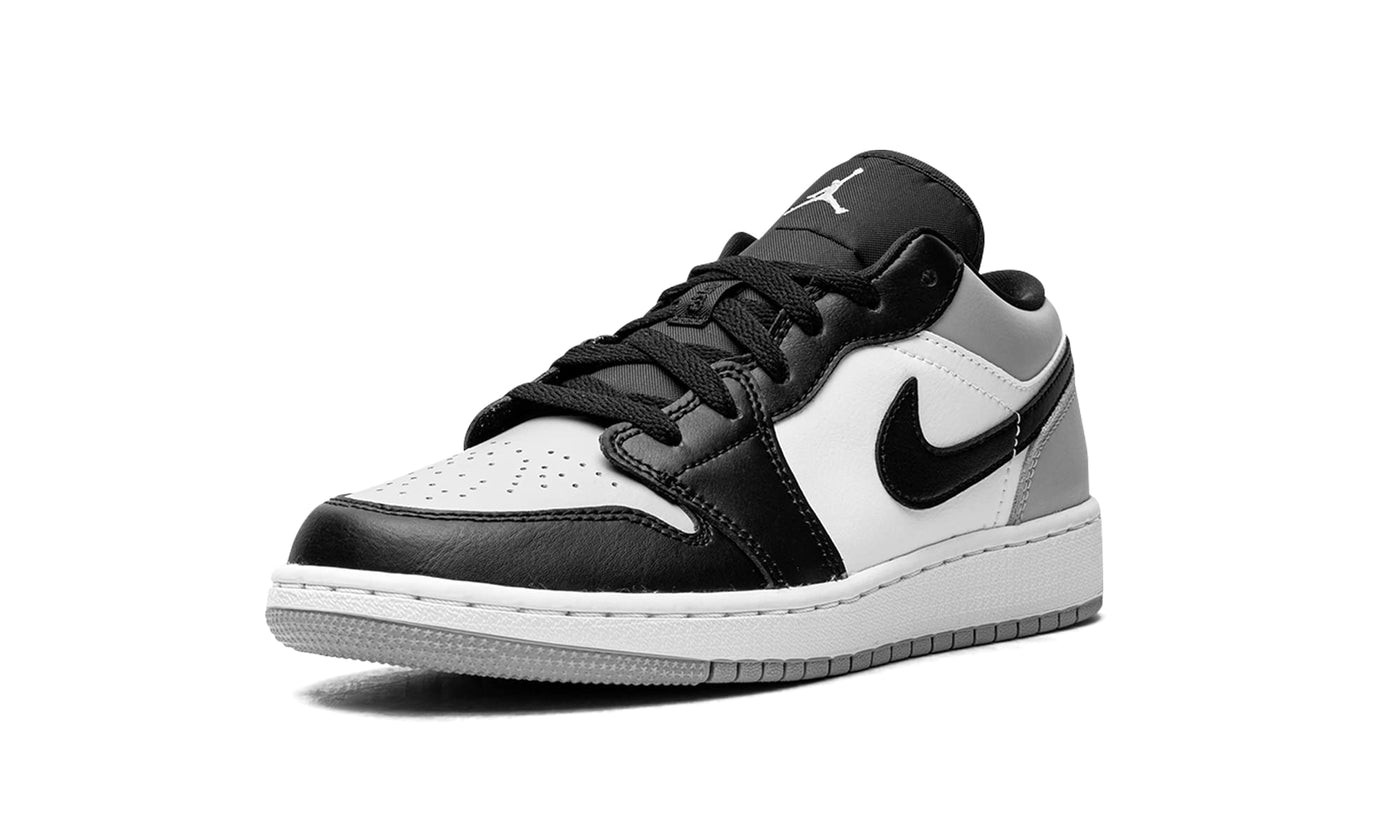 Nike Men's Jordan 1 Low Shoes, Light Smoke Grey Black White, 5 Big Kid