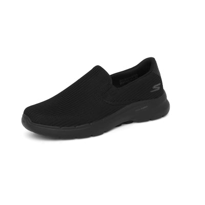 Skechers Men's Gowalk 6-Elastic Stretch Slip-on Athletic Performance Walking Shoe 9 Black