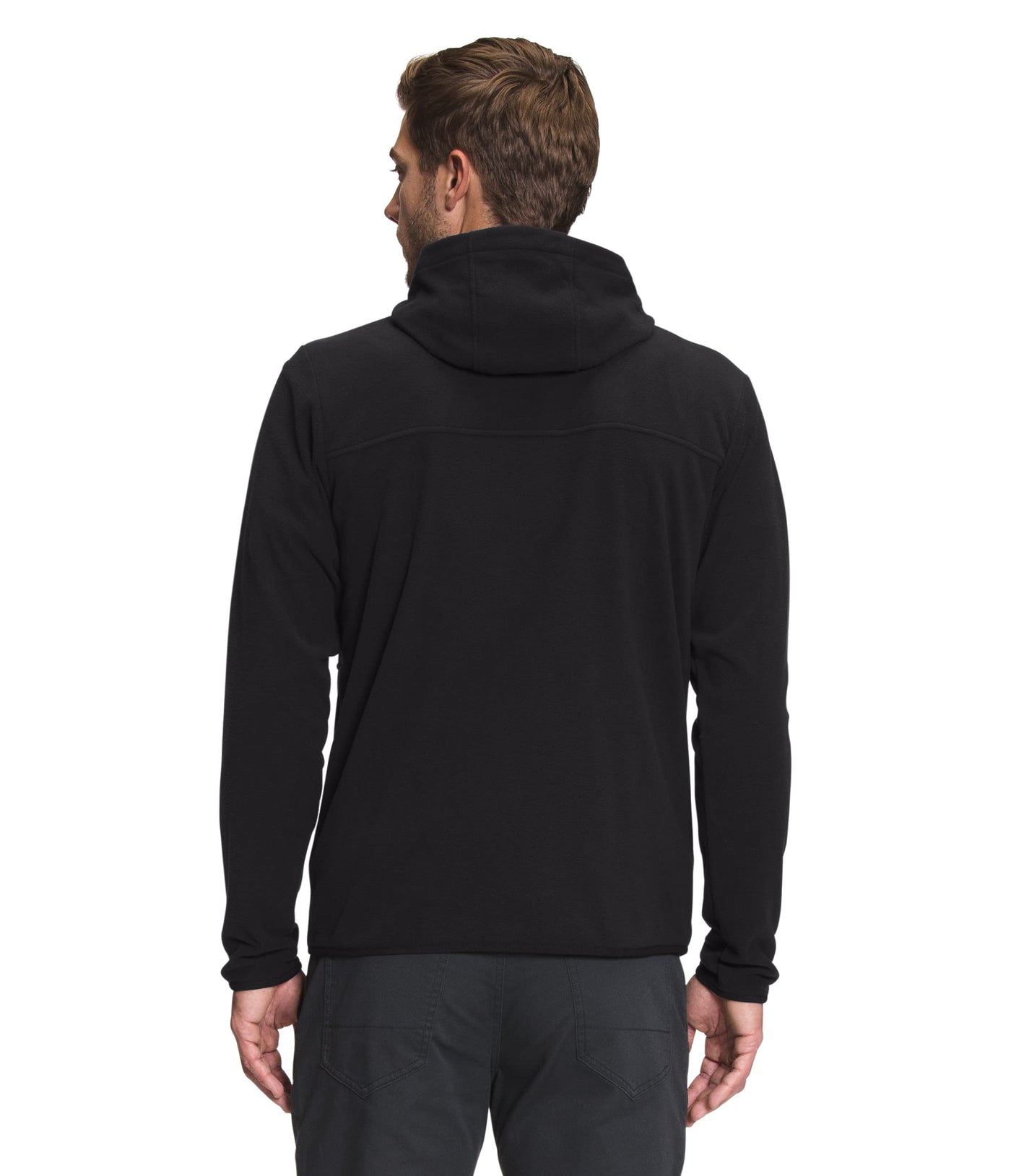 The North Face Men's TKA Glacier Full Zip Hoodie, TNF Black, M