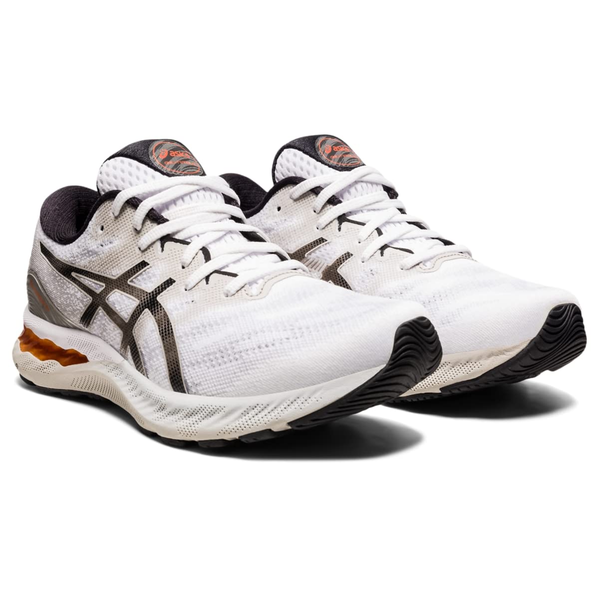 ASICS Men's Gel-Nimbus 23 Running Shoes, 11.5, White/Oyster Grey