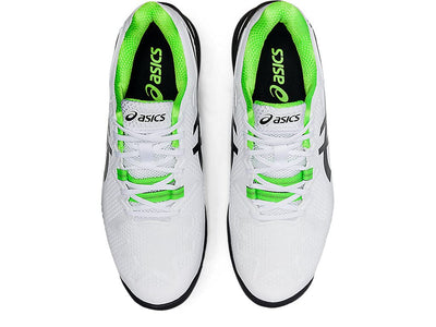 ASICS Men's Gel-Resolution 8 Tennis Shoes, 8.5, White/Green Gecko