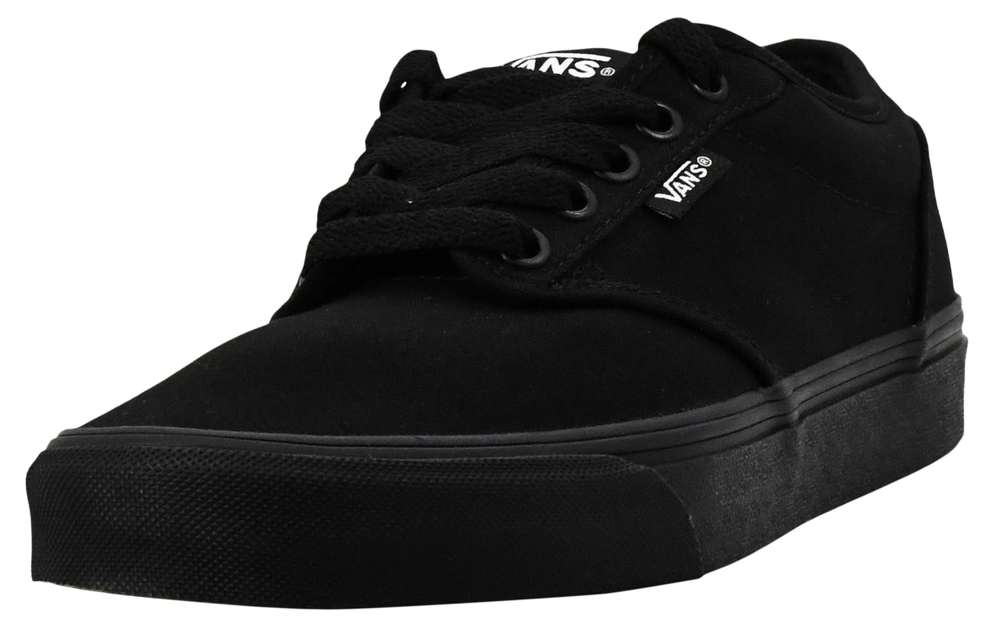 Vans Men's Atwood Sneaker, Black (Black/Black Canvas), 11.5