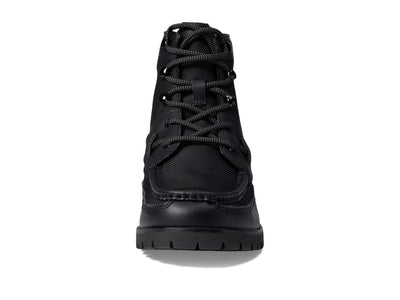 Polo Ralph Lauren Men's Ranger Mid Leather & Oxford Sneaker Boot Fashion, Black, 11