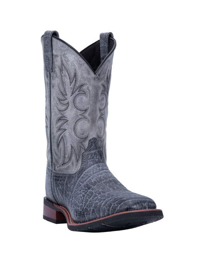 Laredo Men's Durant Grey Western Boot Wide Square Toe Grey 11.5 D(M) US