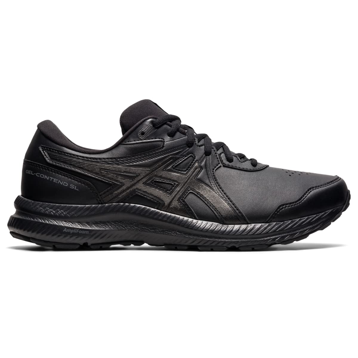 ASICS Men's Gel-Contend SL Walking Shoes, 15, Black/Black