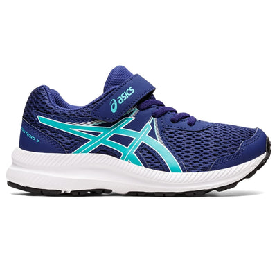 ASICS Boy's, Contend 7 TS Running Shoe - Toddler 1.5 Little Kid Dive Blue/Seaglass