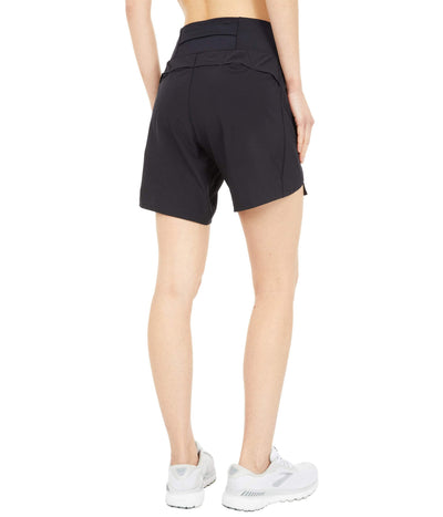 Brooks Womens Chaser 7" Shorts Black MD (US 8-10) 7