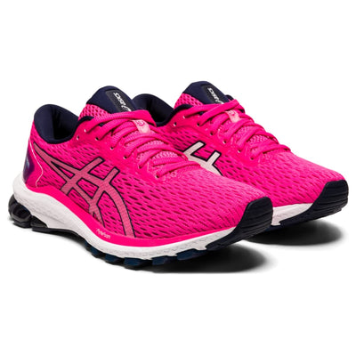 ASICS Women's GT-1000 9 Running Shoes, 8.5, Pink GLO/Peacoat