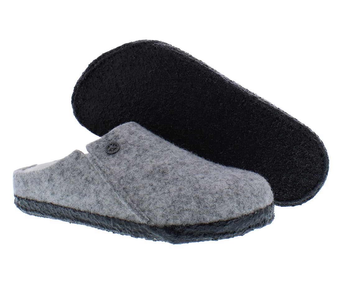 Birkenstock Zermatt Kids - Shearling Gray Wool 34 Narrow