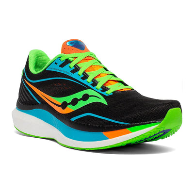 Saucony Men's Endorphin Speed, Black/Multi, 11.5 Medium