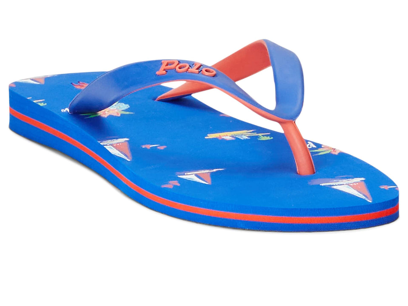 Polo Ralph Lauren Bolt Flip-Flop Sur La Plage 12 D (M)