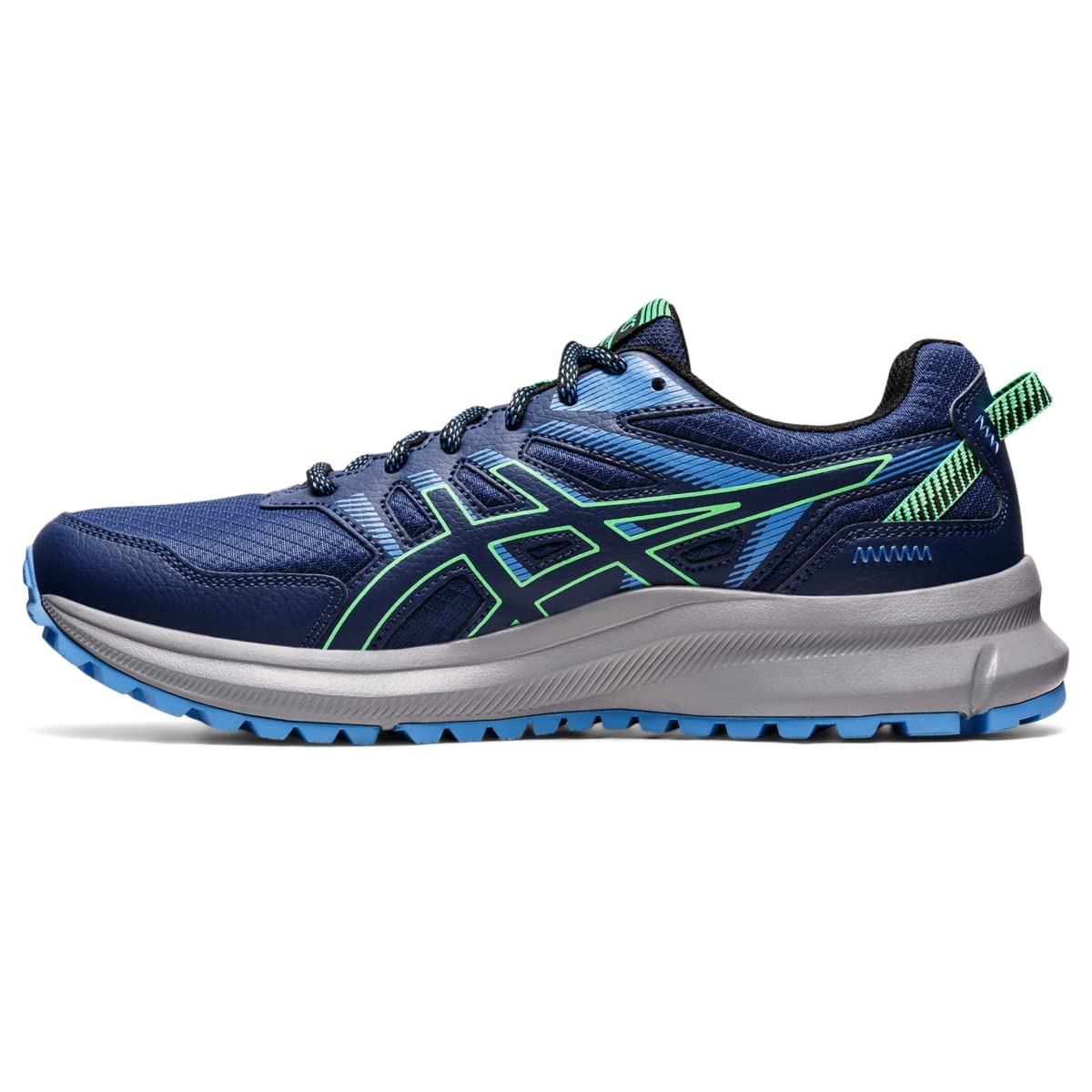 ASICS Men's Trail Scout 2 Running Shoes, 9.5, DEEP Ocean/New Leaf