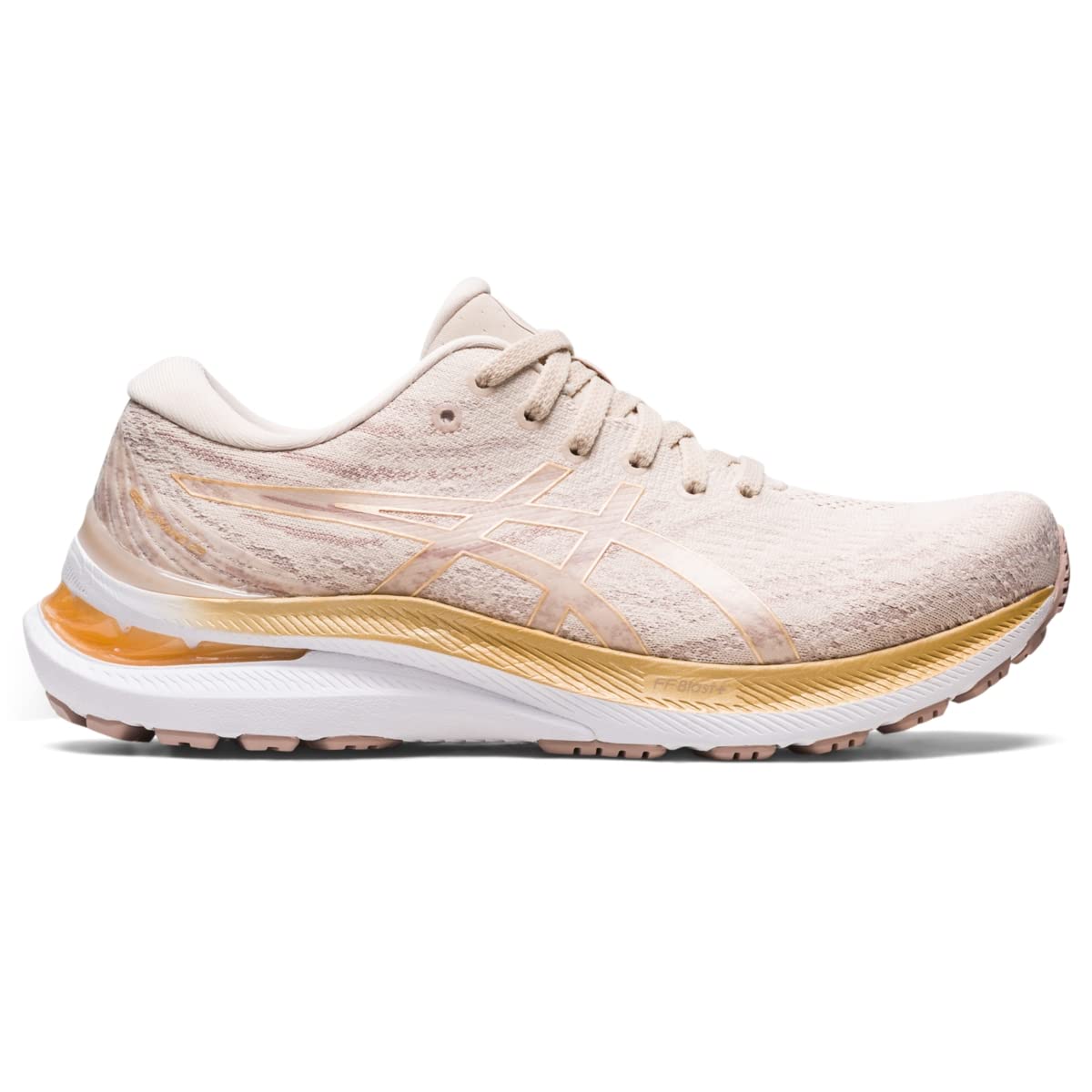 ASICS Women's Gel-Kayano 29 Running Shoes, 11, Mineral Beige/Champagne