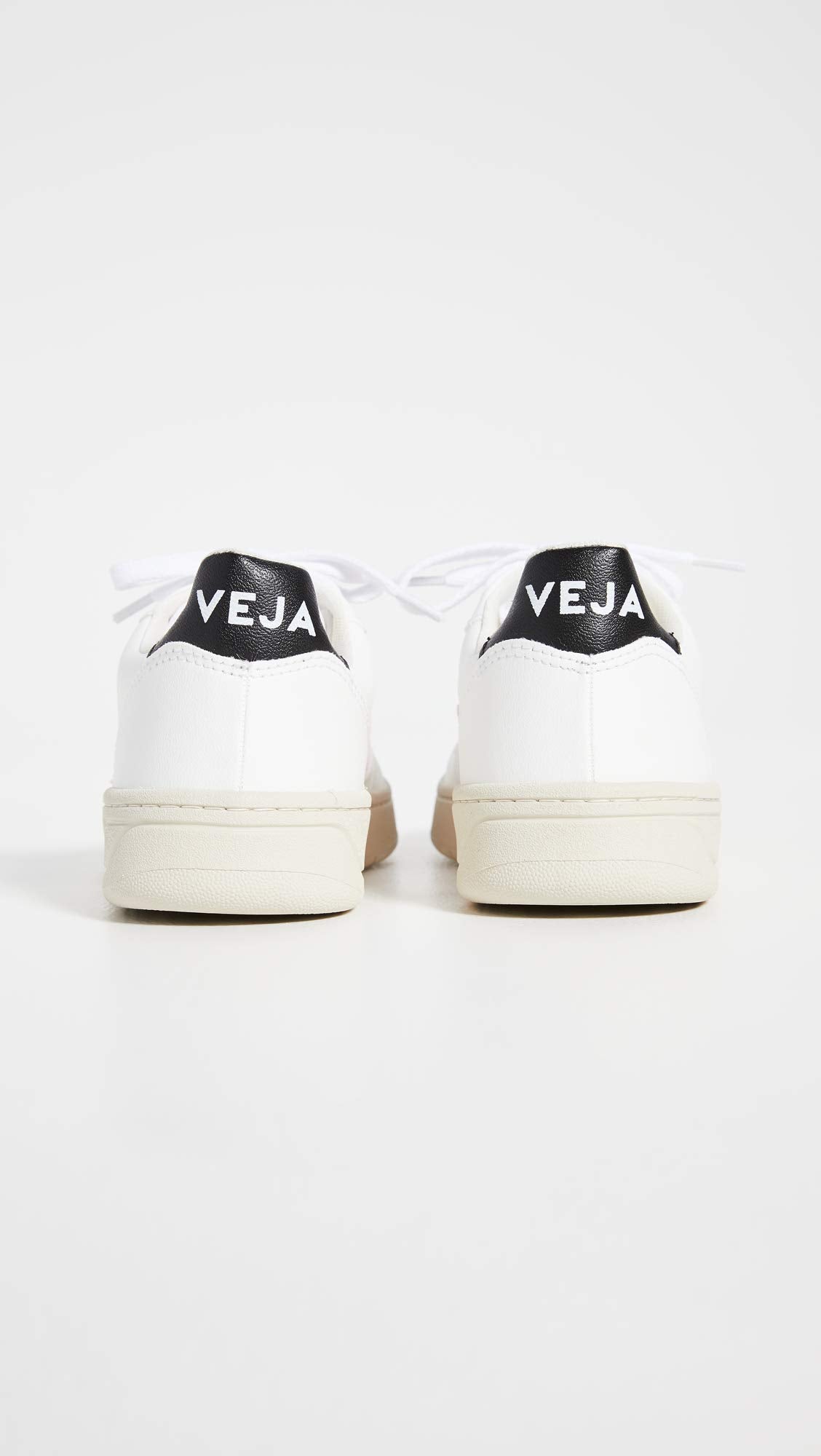 Veja Women's V-10 Sneakers, White/Petal/Black, 11 Medium US