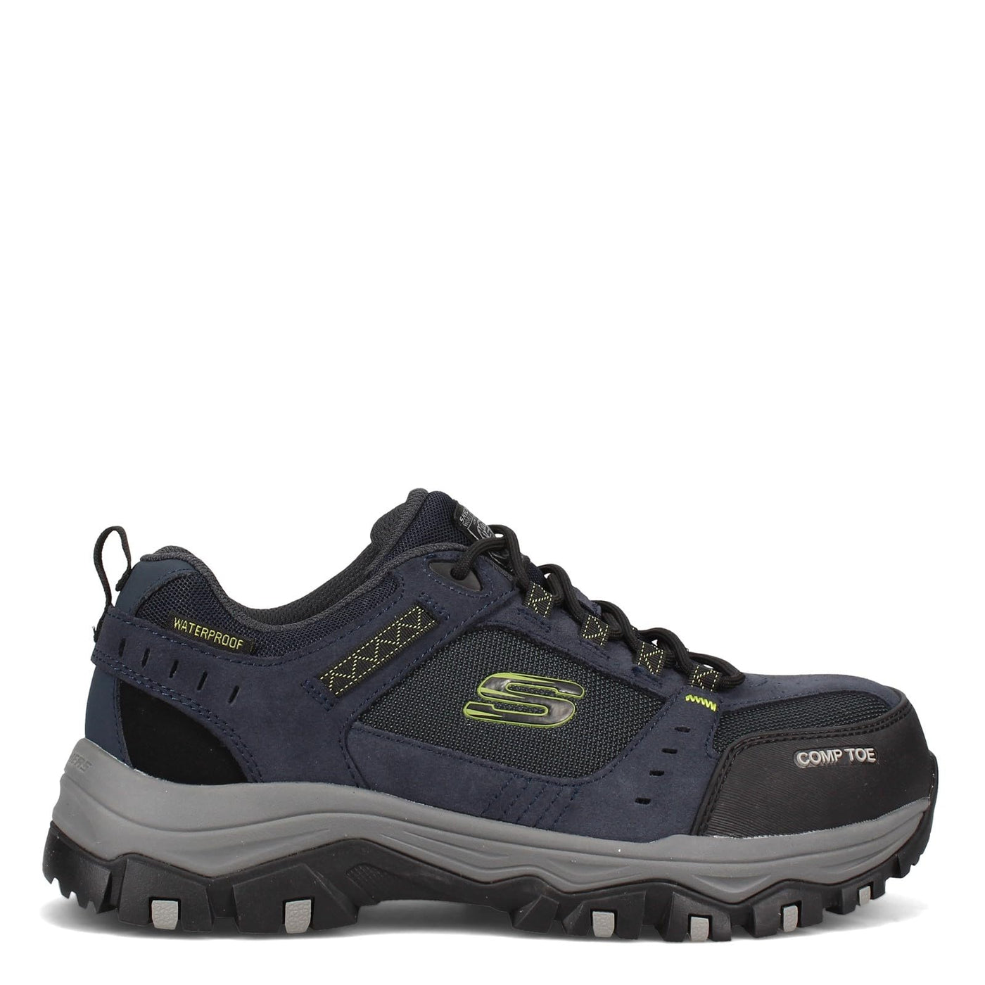 Skechers Men's Greetah Construction Shoe 9.5 Wide Navy