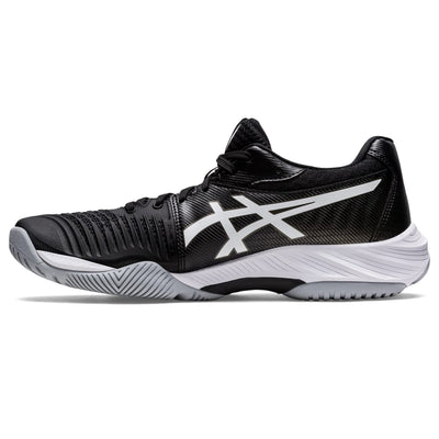 ASICS Men's Netburner Ballistic FlyteFoam 3 Volleyball Shoes, 7.5, Black/White