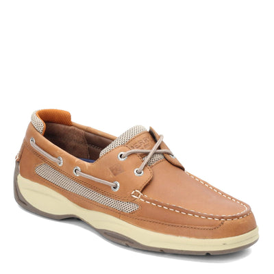 Sperry Top-Sider Lanyard 2-Eye Boat Shoe Men Dark Tan/Orange