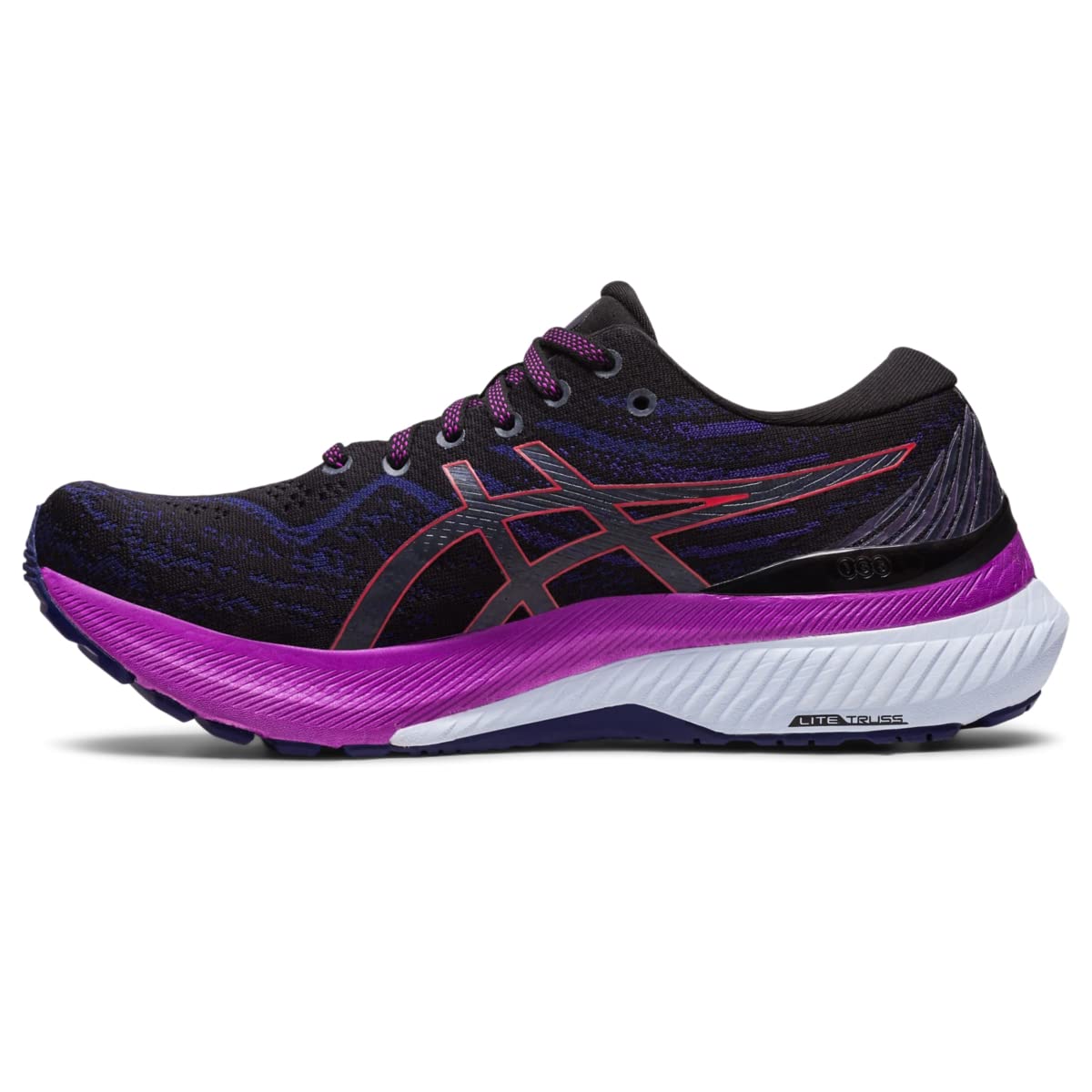 ASICS Women's Gel-Kayano 29 Running Shoes, 11.5, Black/RED Alert