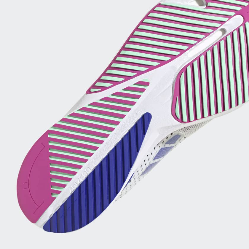 adidas Men's Adizero Sl 11 Cloud White/Lucid Blue/Lucid Fuchsia