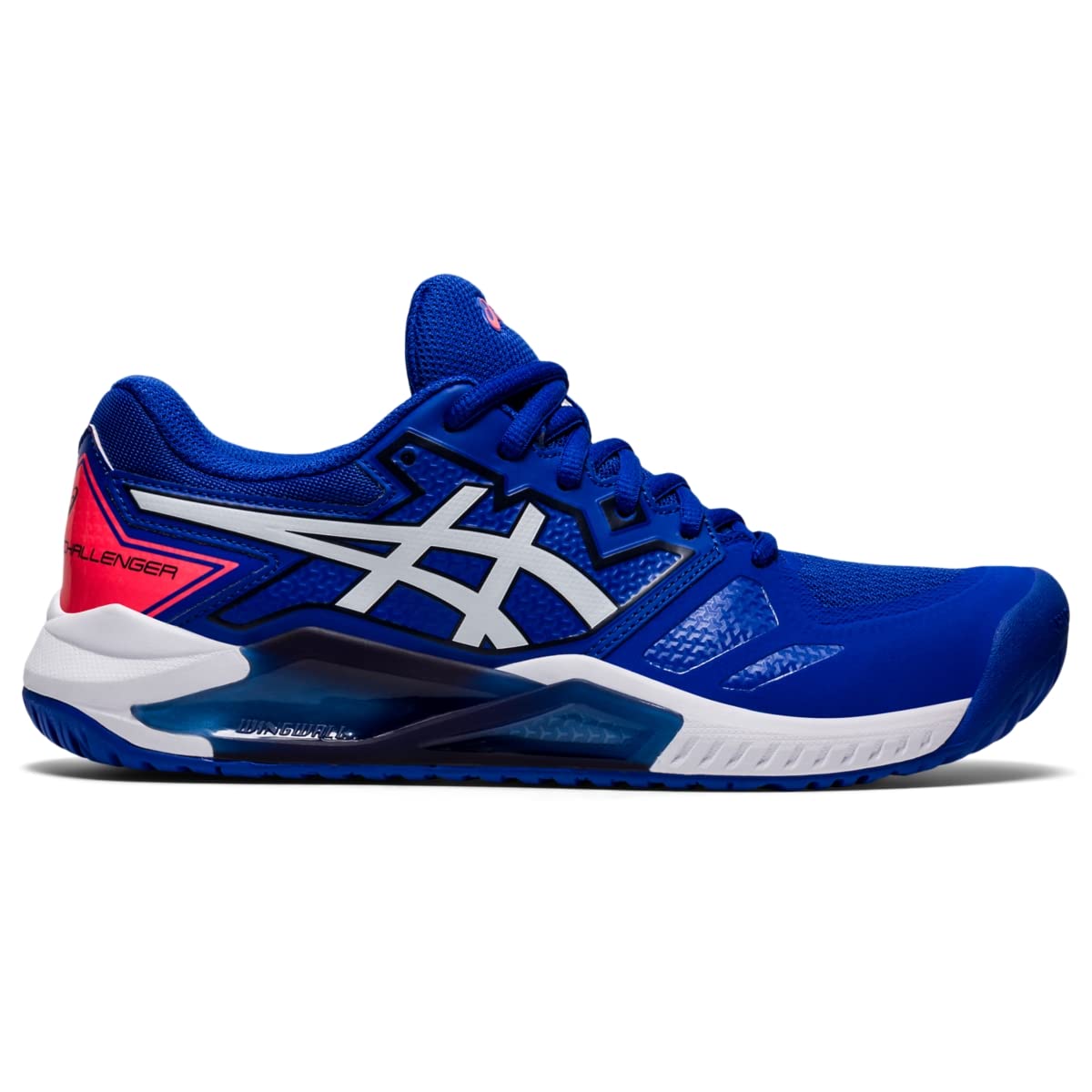 ASICS Women's Gel-Challenger 13 Tennis Shoes, 5.5, Lapis Lazuli Blue/White