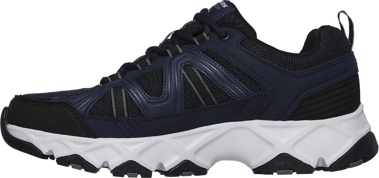 Skechers Men's, Relaxed Fit: Crossbar Sneaker - Wide Width Navy/Black 10 W