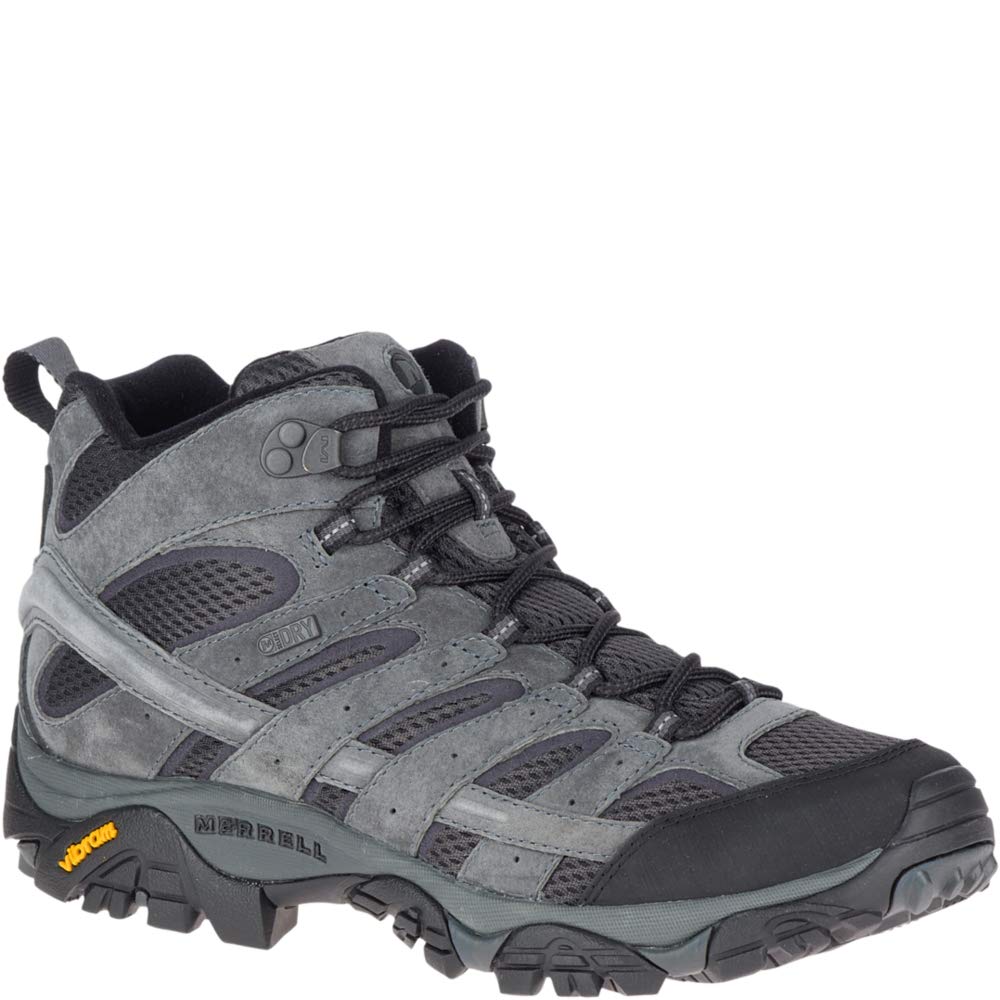 Merrell mens Moab 2 Mid Waterproof Wide 8.5 Granite V2