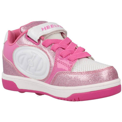 HEELYS Girl's Plus X2 (Little Kid/Big Kid) Light Pink/White 12 Little Kid M