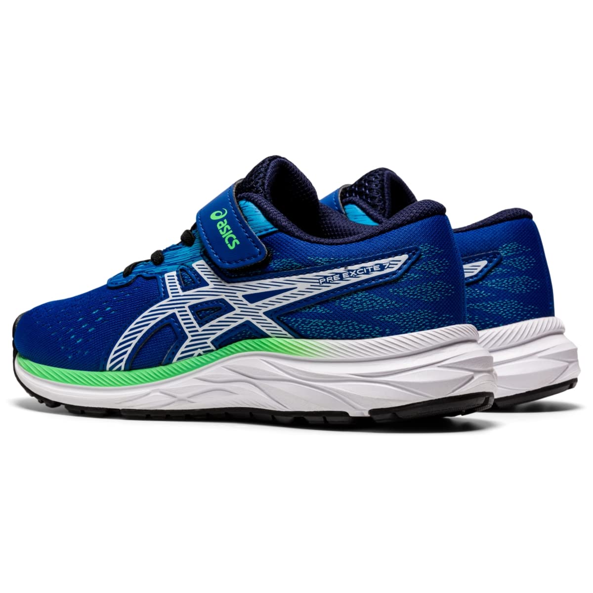 ASICS Kid's Pre Excite 7 Pre-School Running Shoes 12 Big Kid Blue