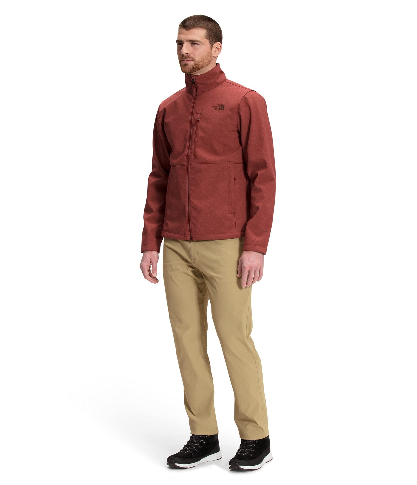 THE NORTH FACE Men’s Apex Bionic 2 Jacket, Brick House Red Heather, X-Small