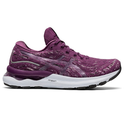 ASICS Women's Gel-Nimbus 24 Mesh Knit Running Shoes, 10.5, DEEP Plum/ROSEQUARTZ