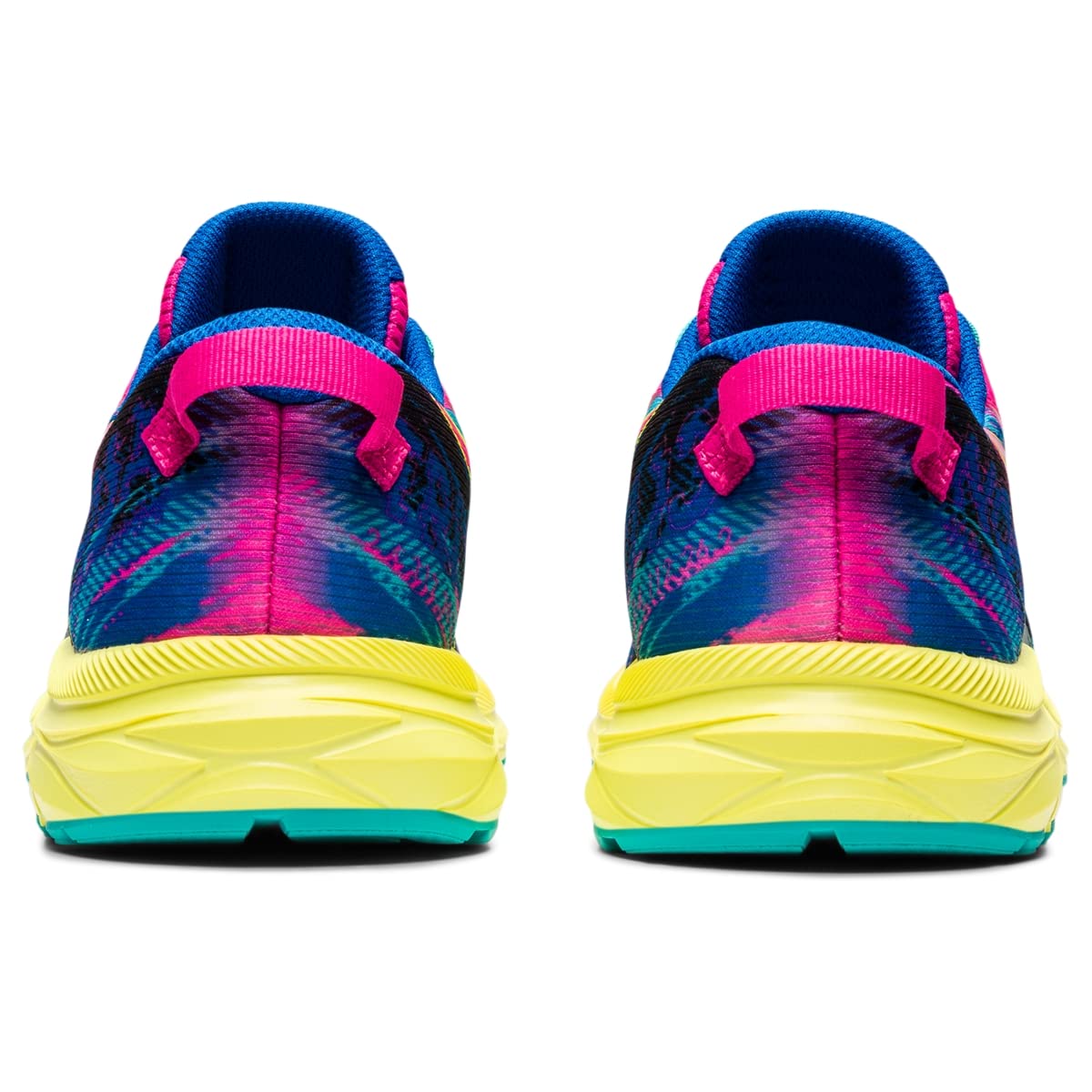 ASICS Kid's Gel-Noosa TRI 13 Grade School Running Shoes 5.5 Big Kid Pink Glo/Sour Yuzu