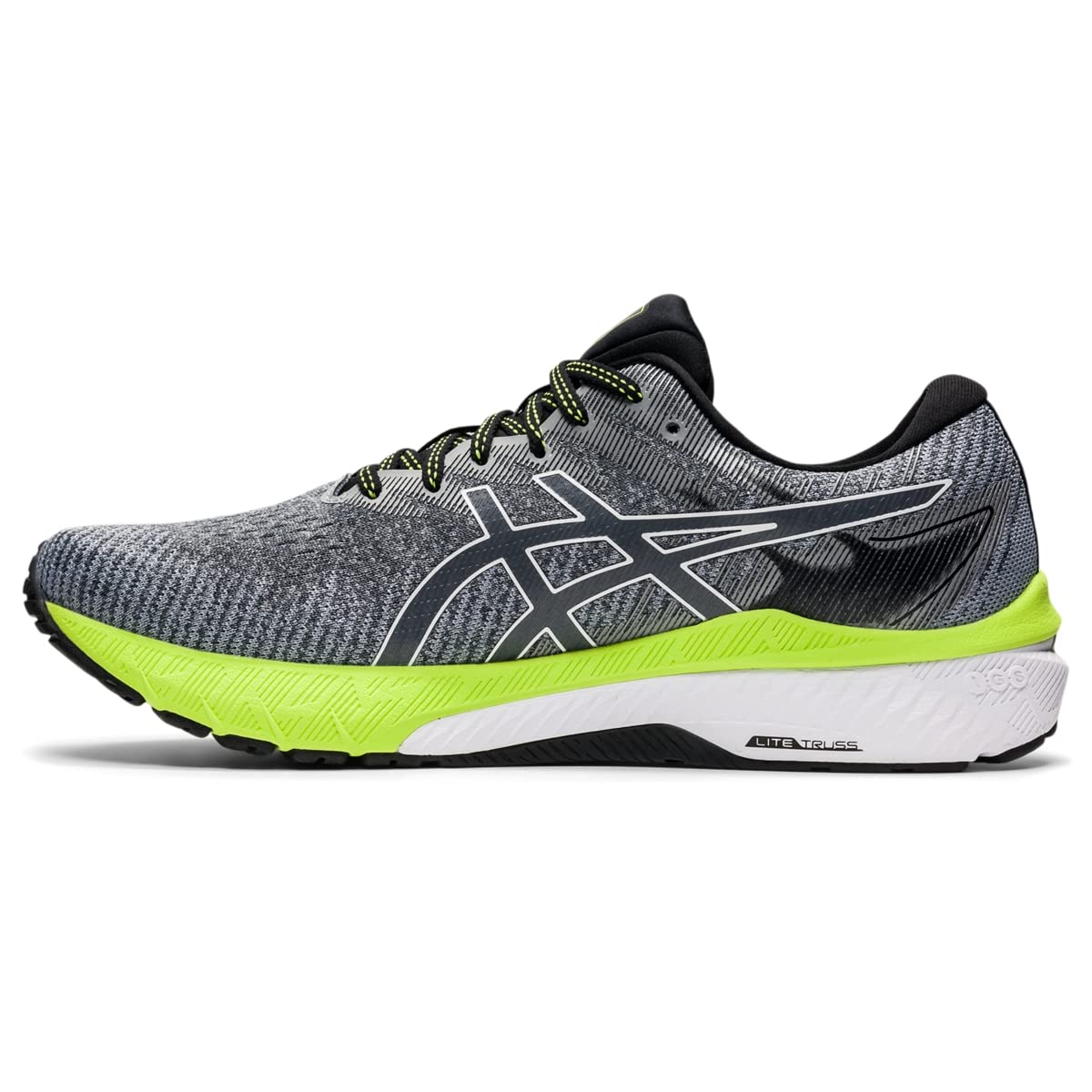 ASICS Men's GT-2000 10 Running Shoes, 13, Carrier Grey/White