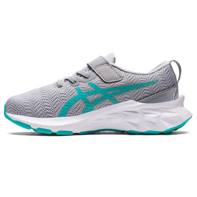 ASICS Girl's Novablast 2 PS (Toddler/Little Kid) Piedmont Grey/Lavender Glow 13 Little Kid M