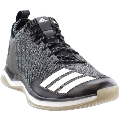 adidas Mens Icon Trainer Baseball Baseball Sneakers Shoes Casual - Black - Size 11 D