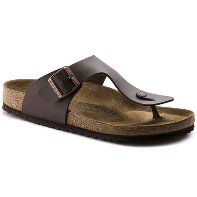 Birkenstock Women's Flip Flop Sandals, Brown Dark Brown, 10